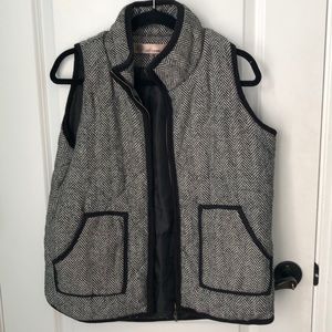 Black and White vest